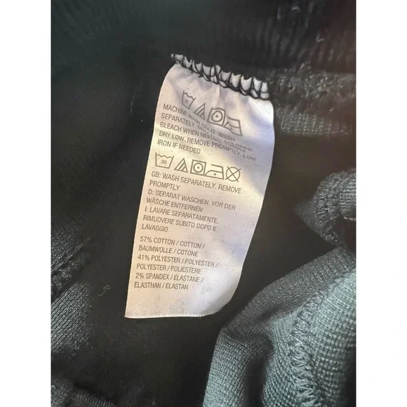 Susan Graver Regular Knit Corduroy Straight Leg Pull-On Pants BLACK SIZE S NWOT - Picture 7 of 9